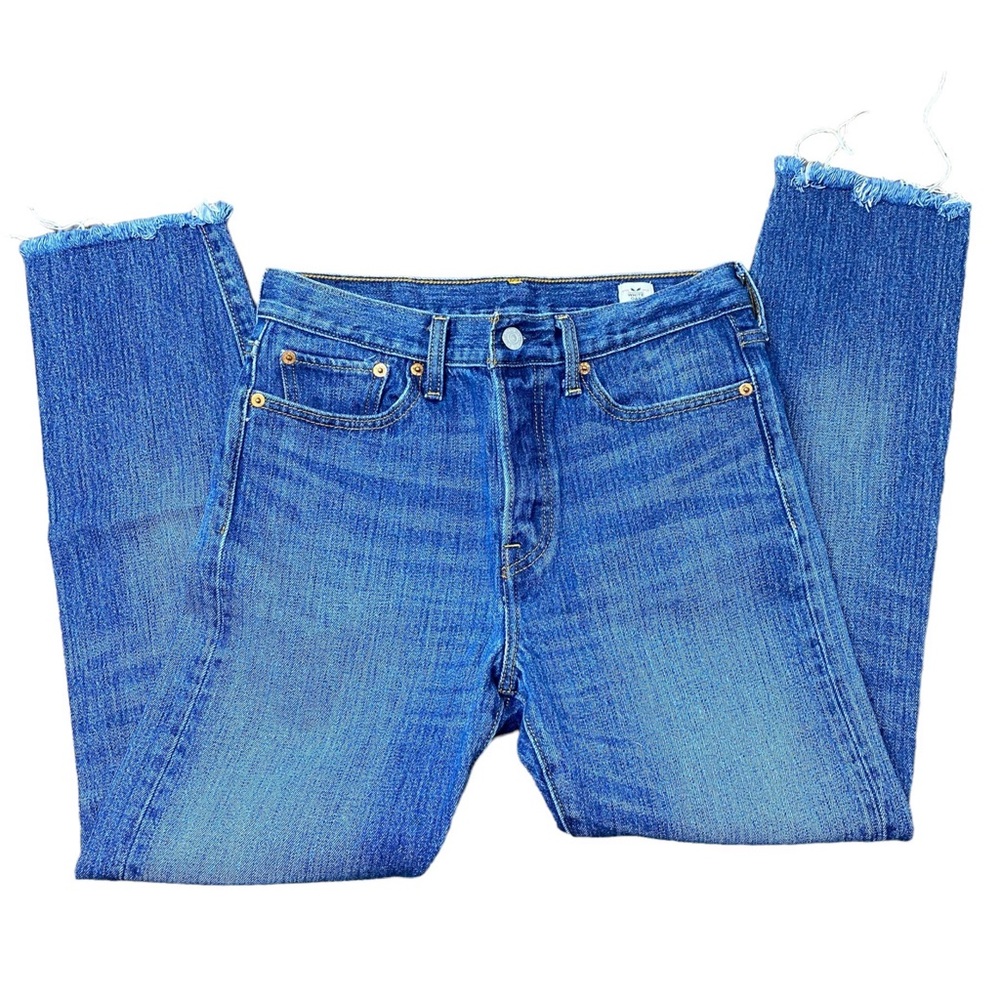 Levi’s White Oak Denim Blue Jeans - Picture 4 of 8